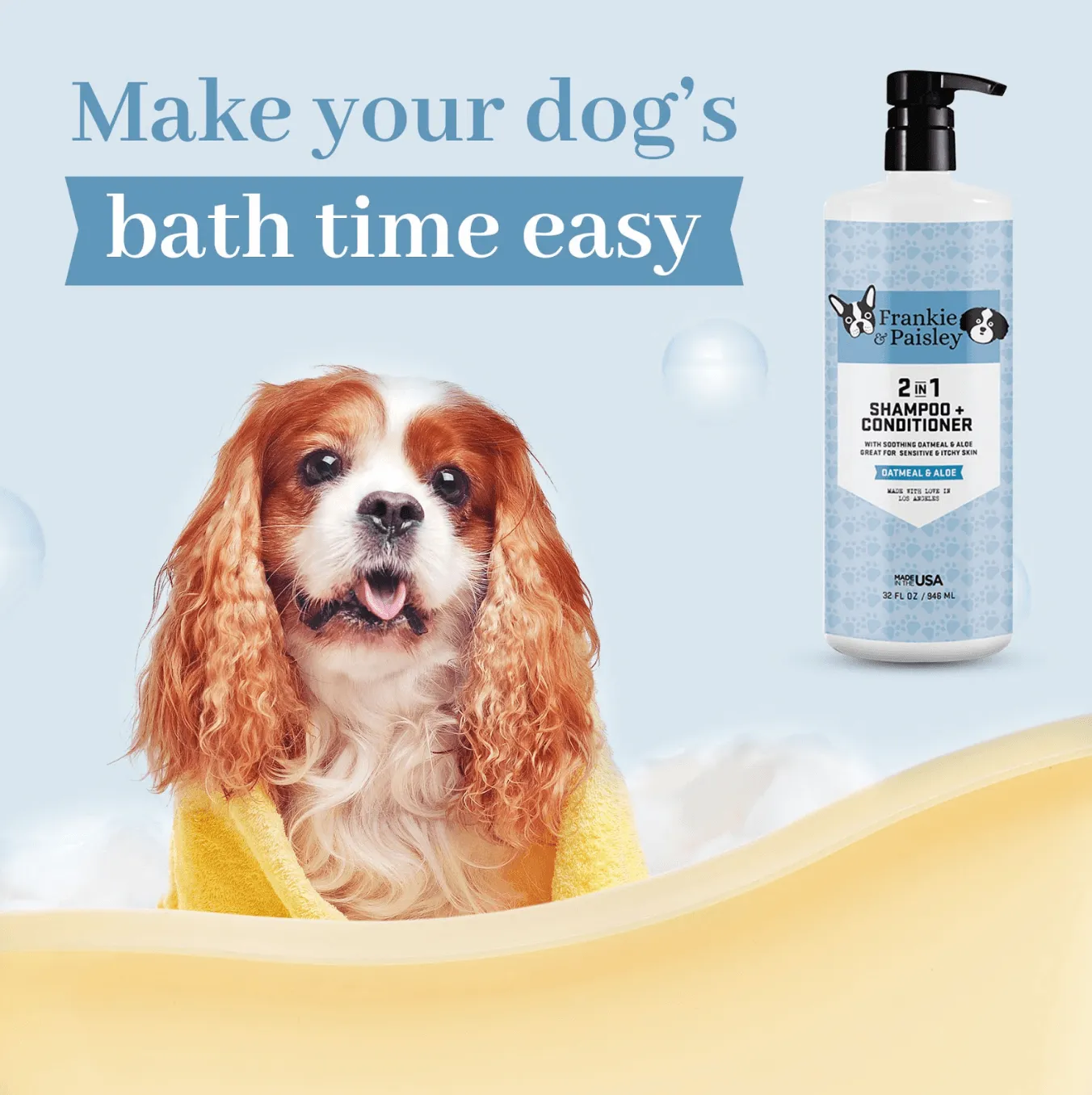 2-in-1 Shampoo   Conditioner Oatmeal & Aloe - 32oz