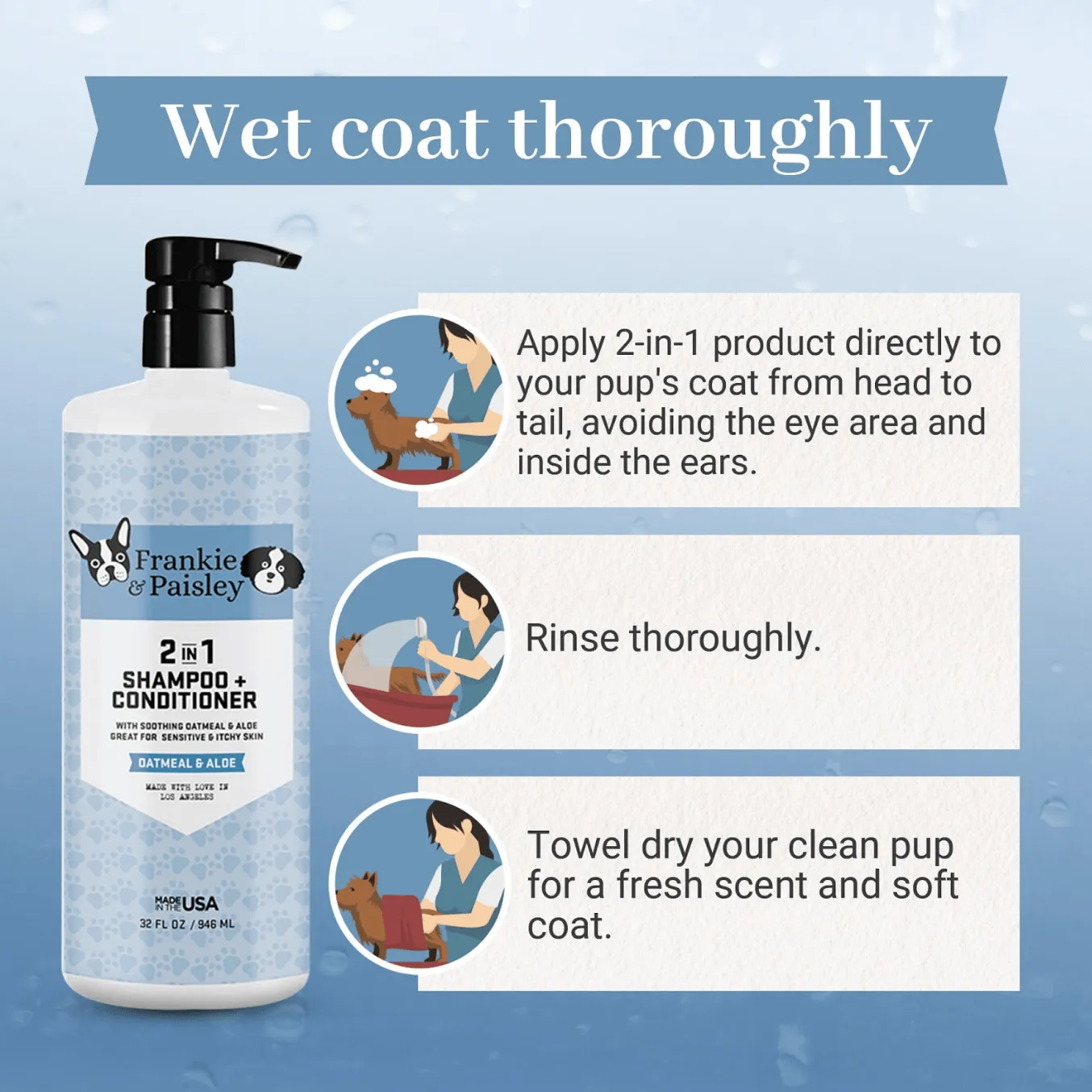 2-in-1 Shampoo   Conditioner Oatmeal & Aloe - 32oz