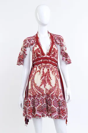 2007 S/S Ribbon & Ruffle Mini Dress