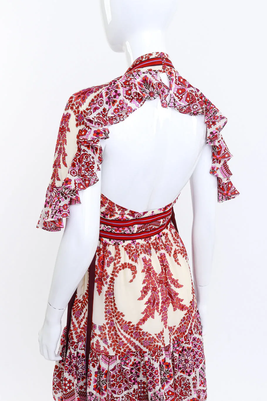 2007 S/S Ribbon & Ruffle Mini Dress