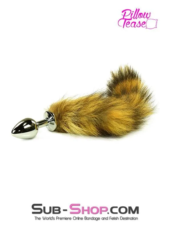 2306HS      Good Pet Foxy Furry Tail Steel Butt Plug