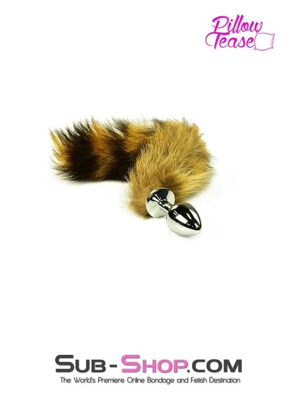 2306HS      Good Pet Foxy Furry Tail Steel Butt Plug