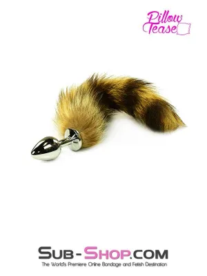 2306HS      Good Pet Foxy Furry Tail Steel Butt Plug