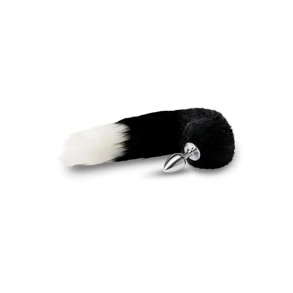 2.7 Inchesfurry Tales Black Foxtail Butt Plug