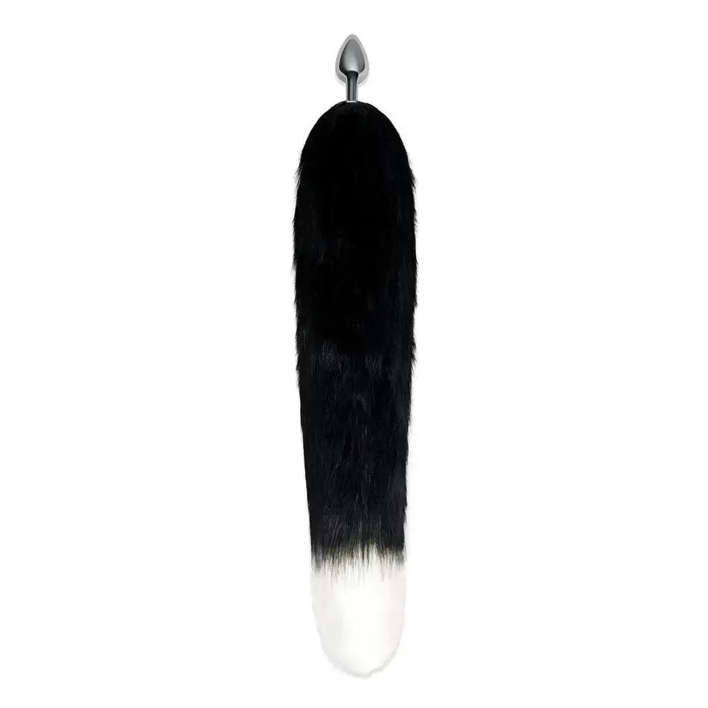 2.7 Inchesfurry Tales Black Foxtail Butt Plug