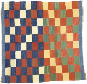 3'7" x 3'7" Vintage Kilim Rug