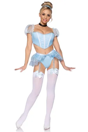 4 Piece Glass Slipper Cinderella