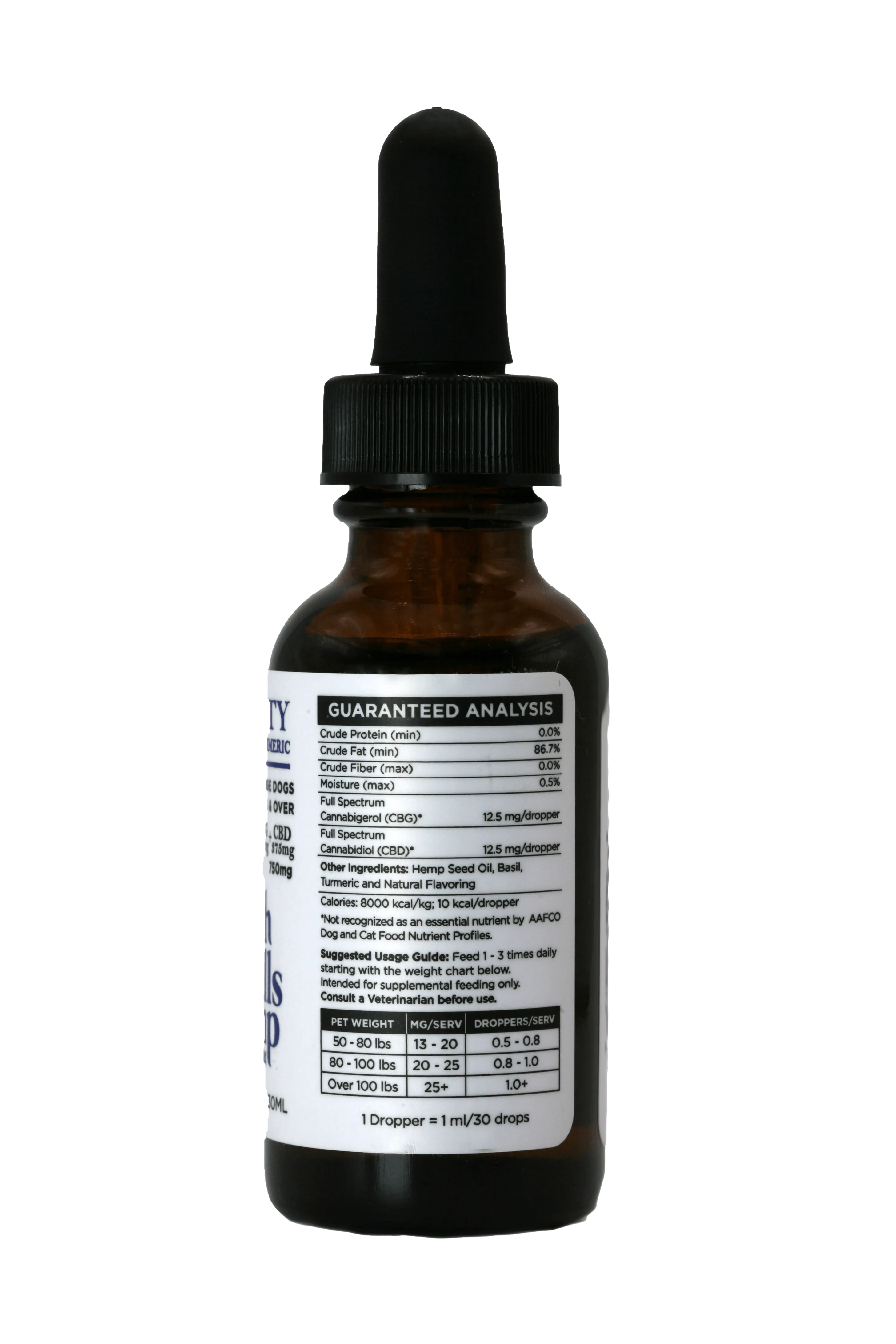 750mg Large Pet Mobility Tincture