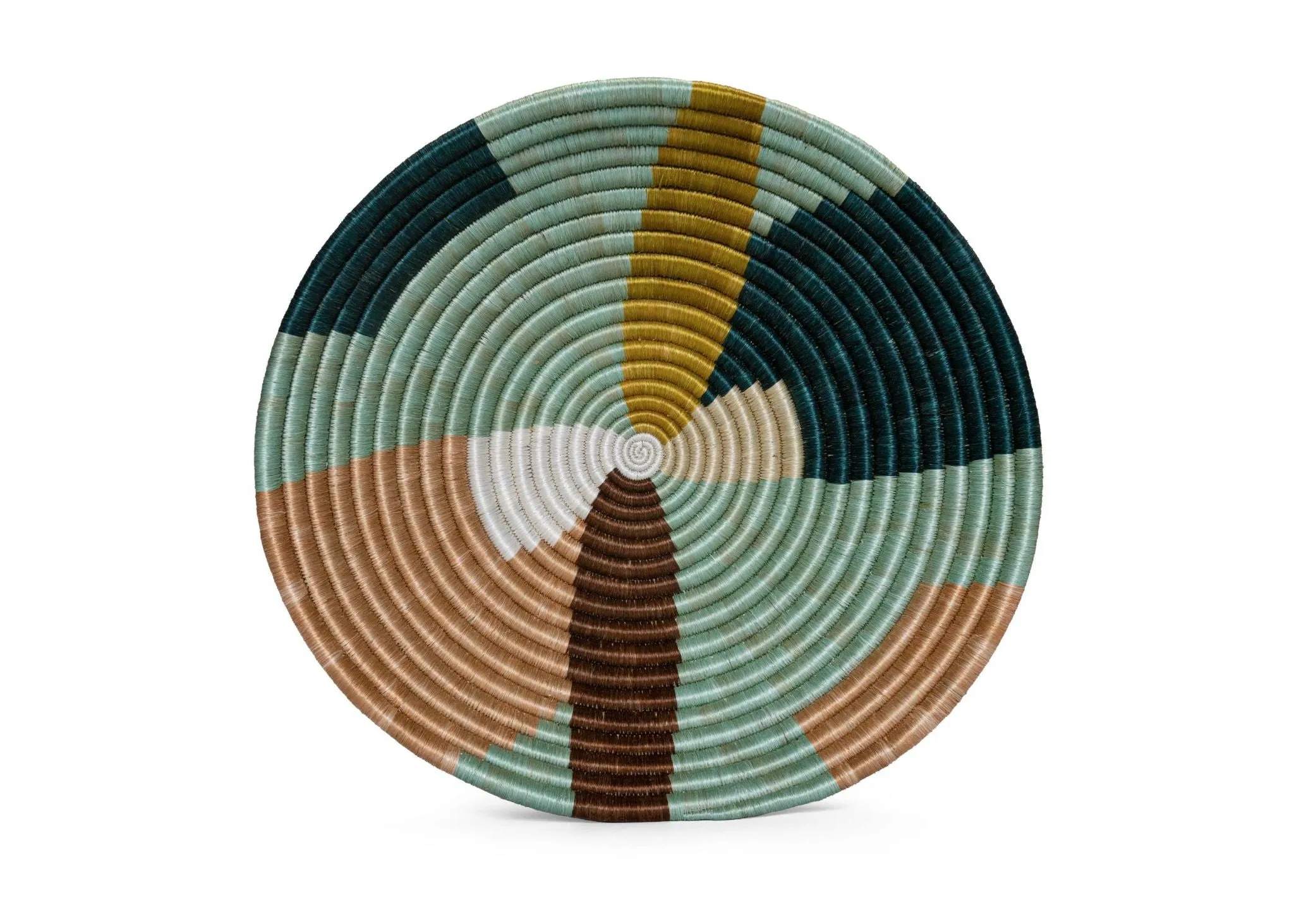 Abstract Seafoam 14" Basket
