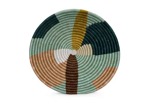 Abstract Seafoam 14" Basket
