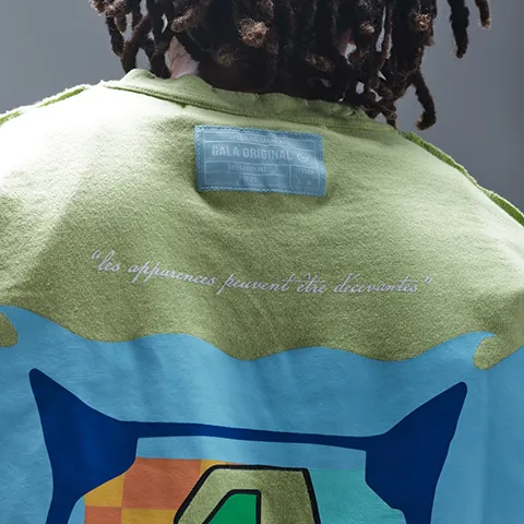 ABSTRACT TEE (SAGE)