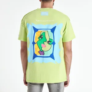 ABSTRACT TEE (SAGE)