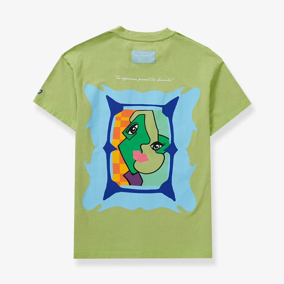 ABSTRACT TEE (SAGE)