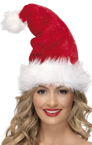Adult Plush Santa Hat Accessory