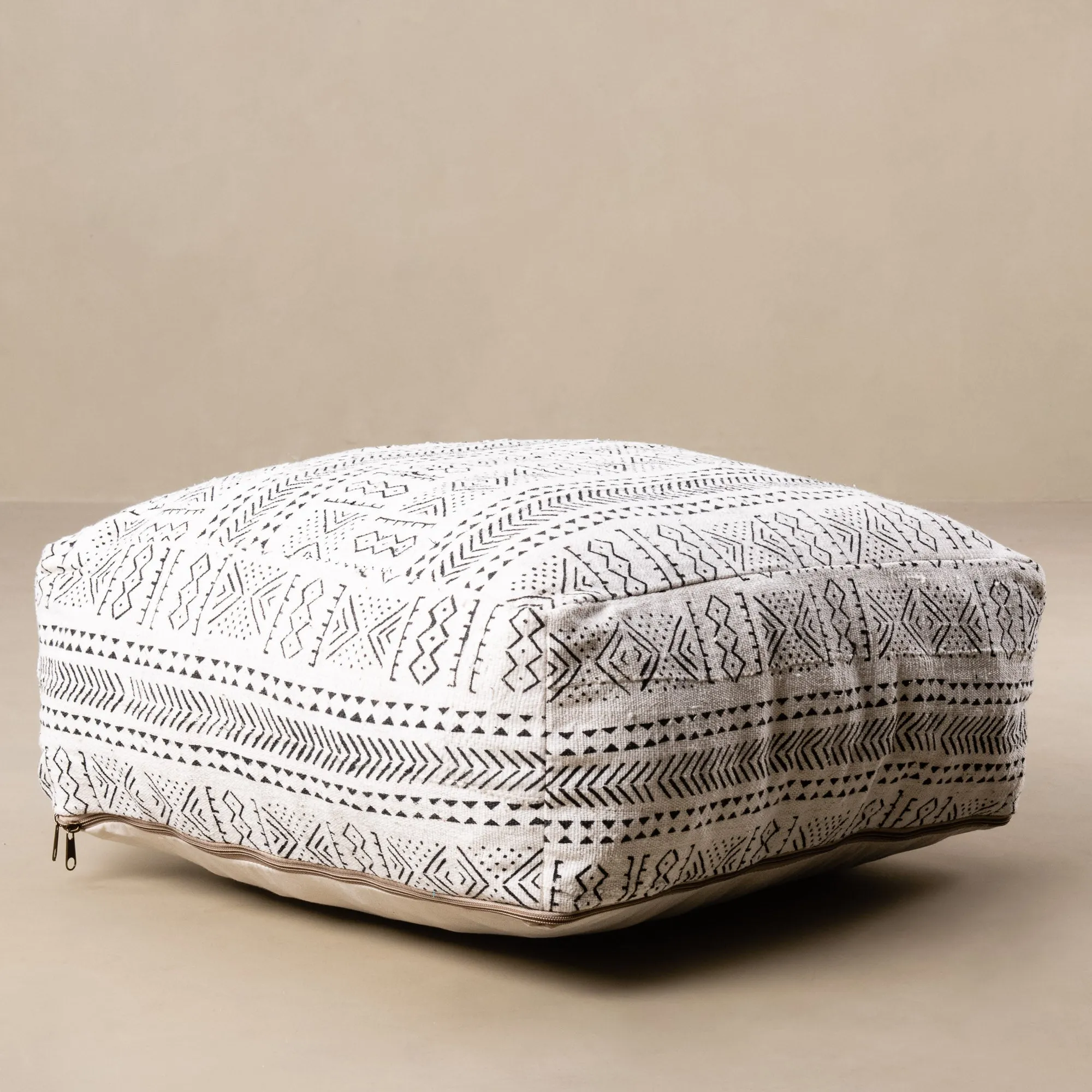 African tribal mudcloth Floor Pillow Cover