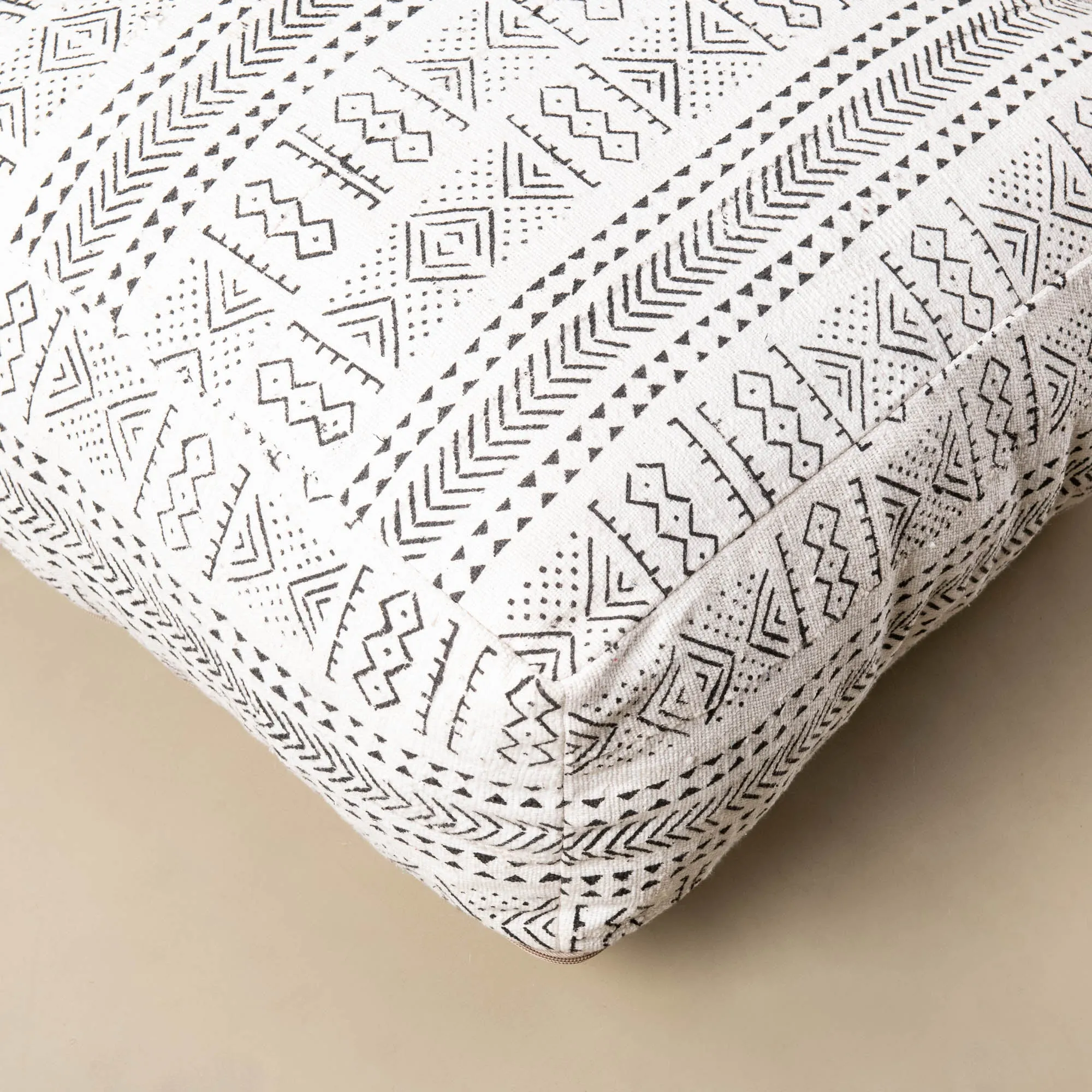 African tribal mudcloth Floor Pillow Cover