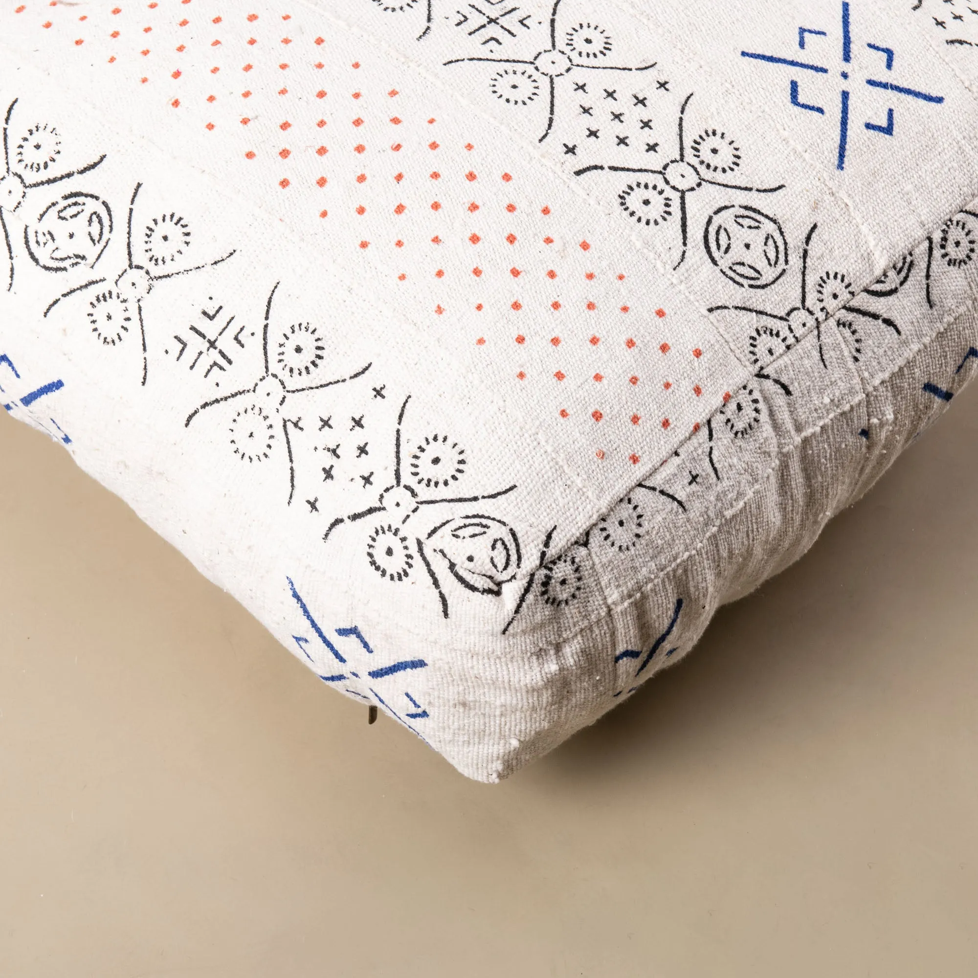 African tribal mudcloth Floor Pillow Cover