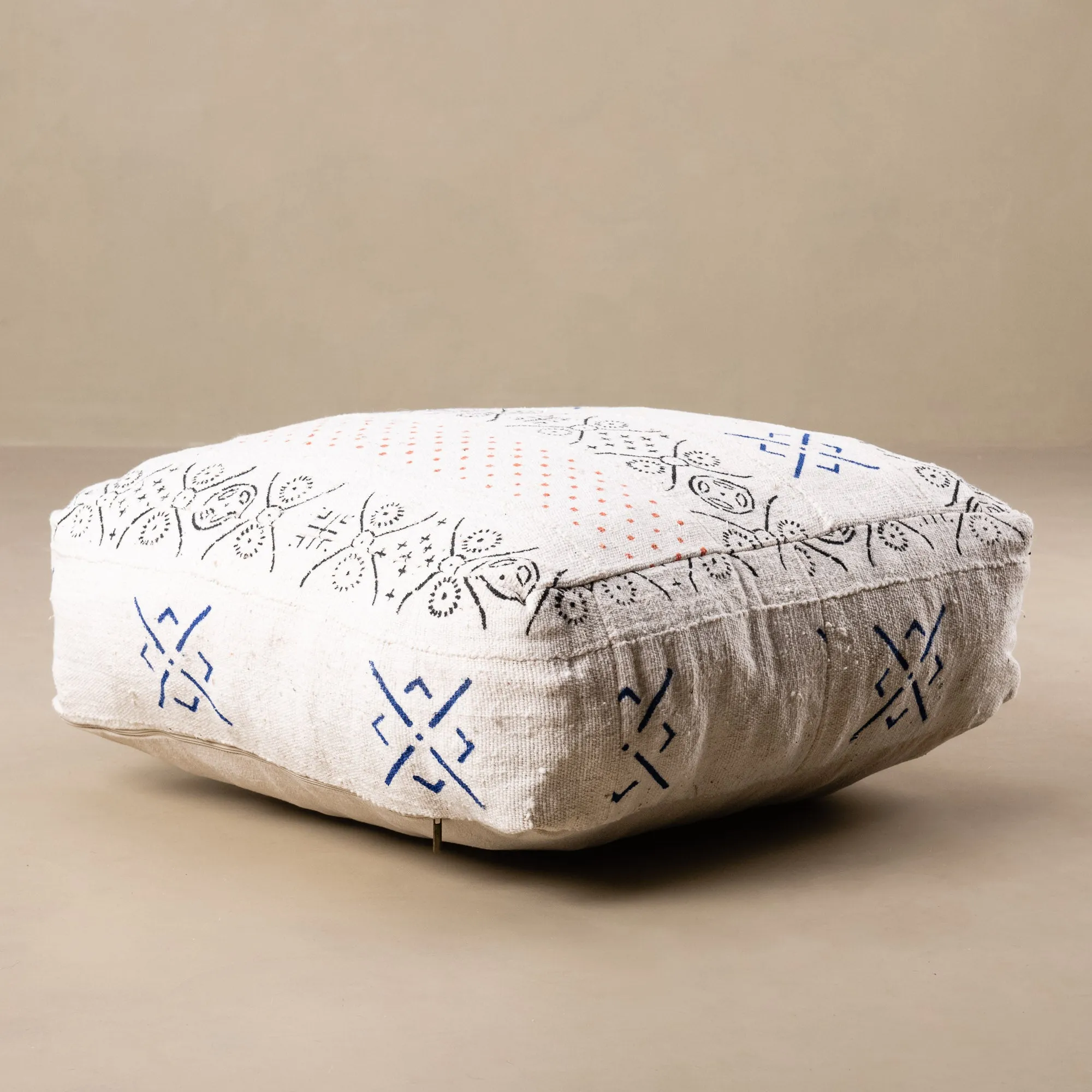 African tribal mudcloth Floor Pillow Cover