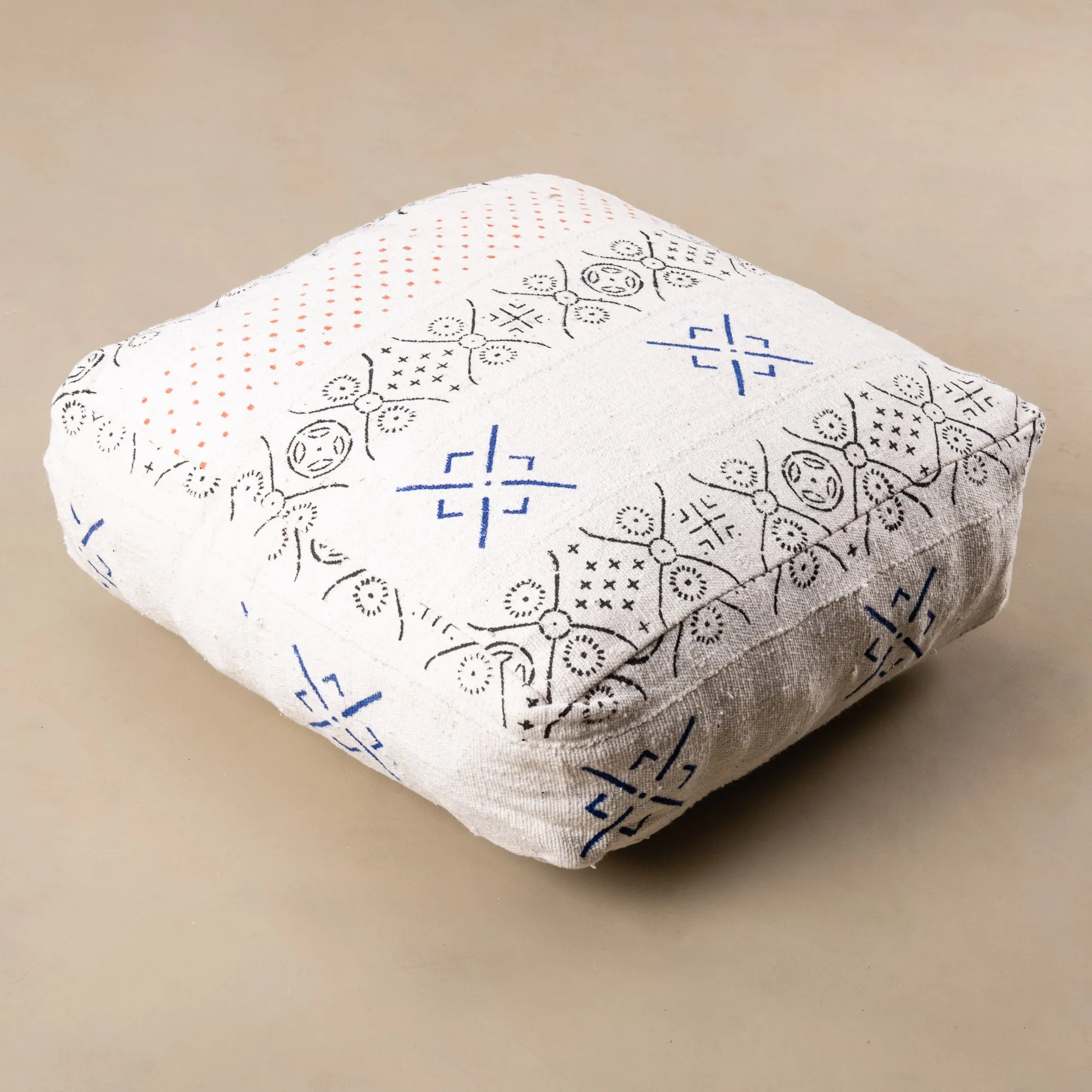 African tribal mudcloth Floor Pillow Cover