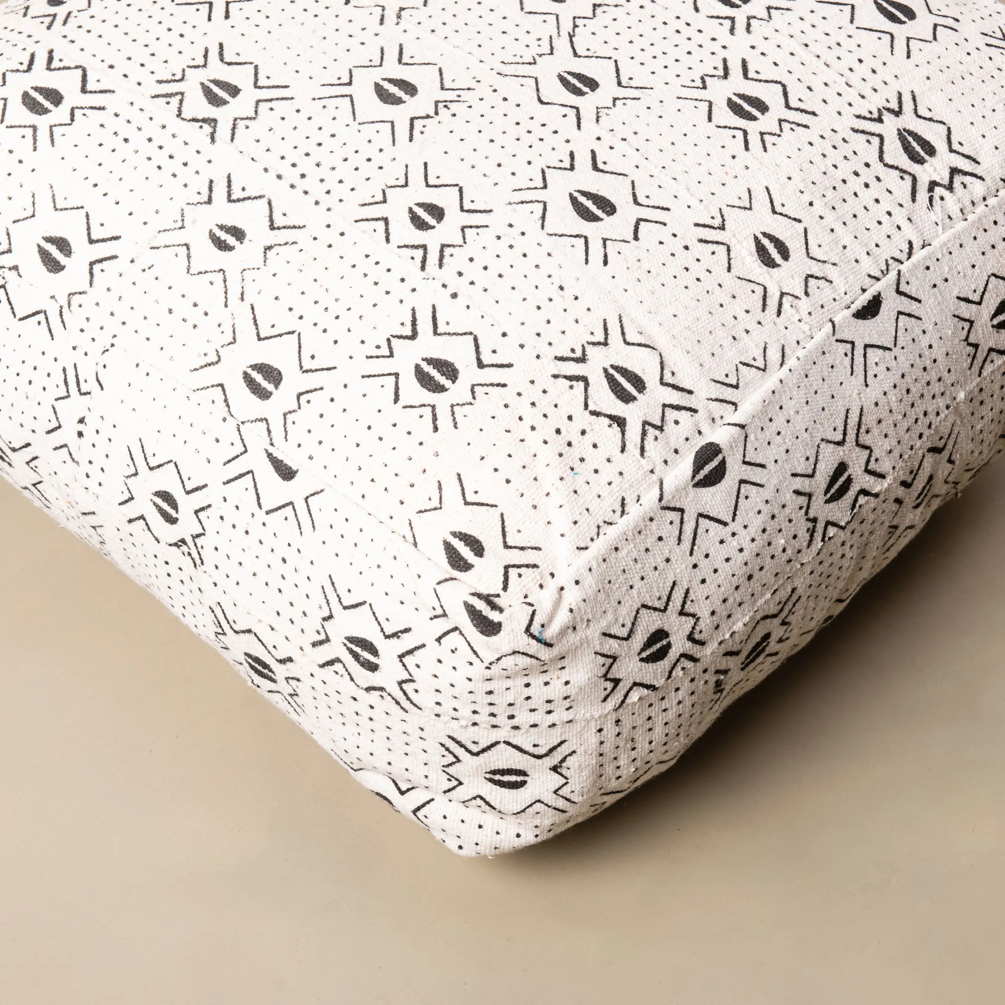 African tribal mudcloth Floor Pillow Cover