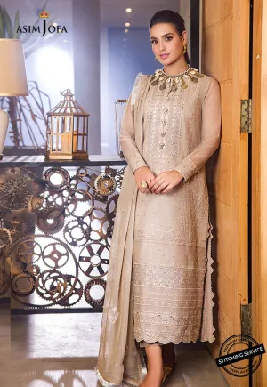 AJCK-12 | Asim Jofa Chikankari Eid Collection 2022 |  Unstitched Embroidered Lawn Suit