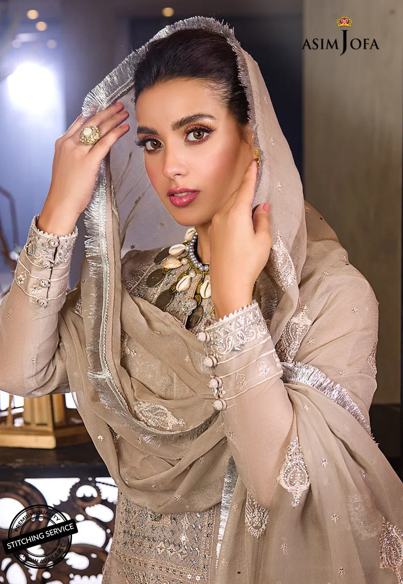 AJCK-12 | Asim Jofa Chikankari Eid Collection 2022 |  Unstitched Embroidered Lawn Suit
