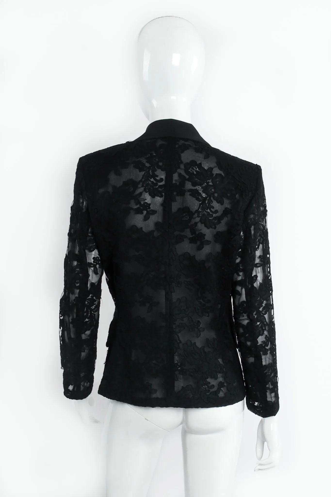 Alençon Lace Tuxedo Jacket