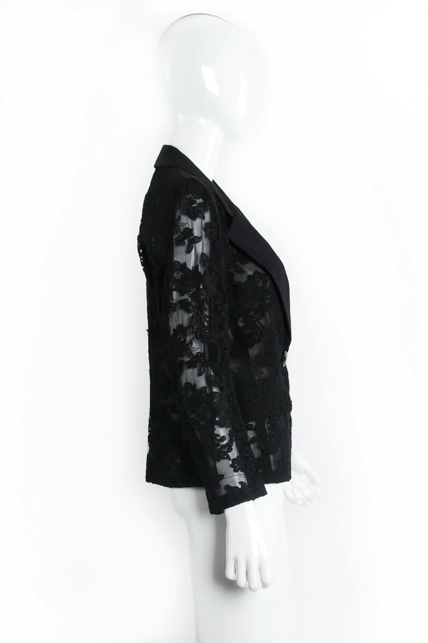 Alençon Lace Tuxedo Jacket