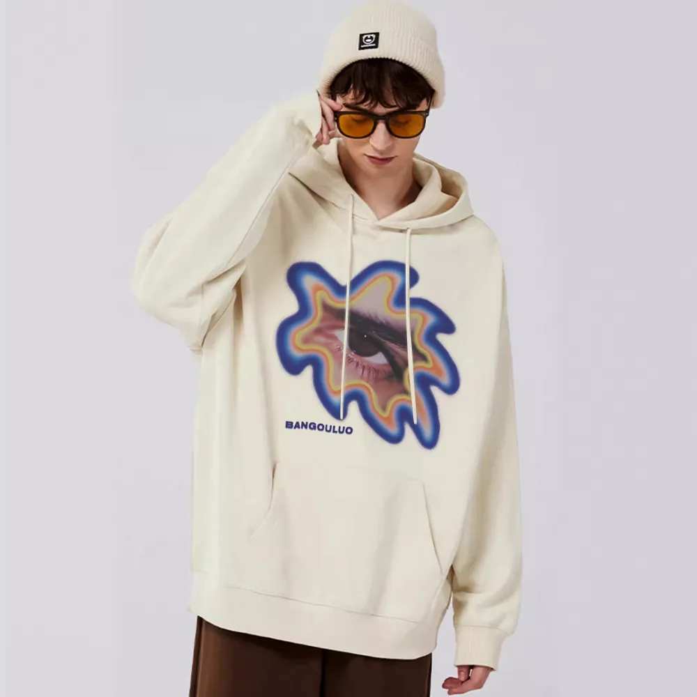 American Abstract Eyes Hoodie