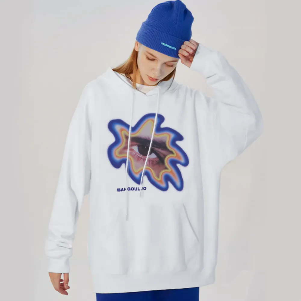 American Abstract Eyes Hoodie