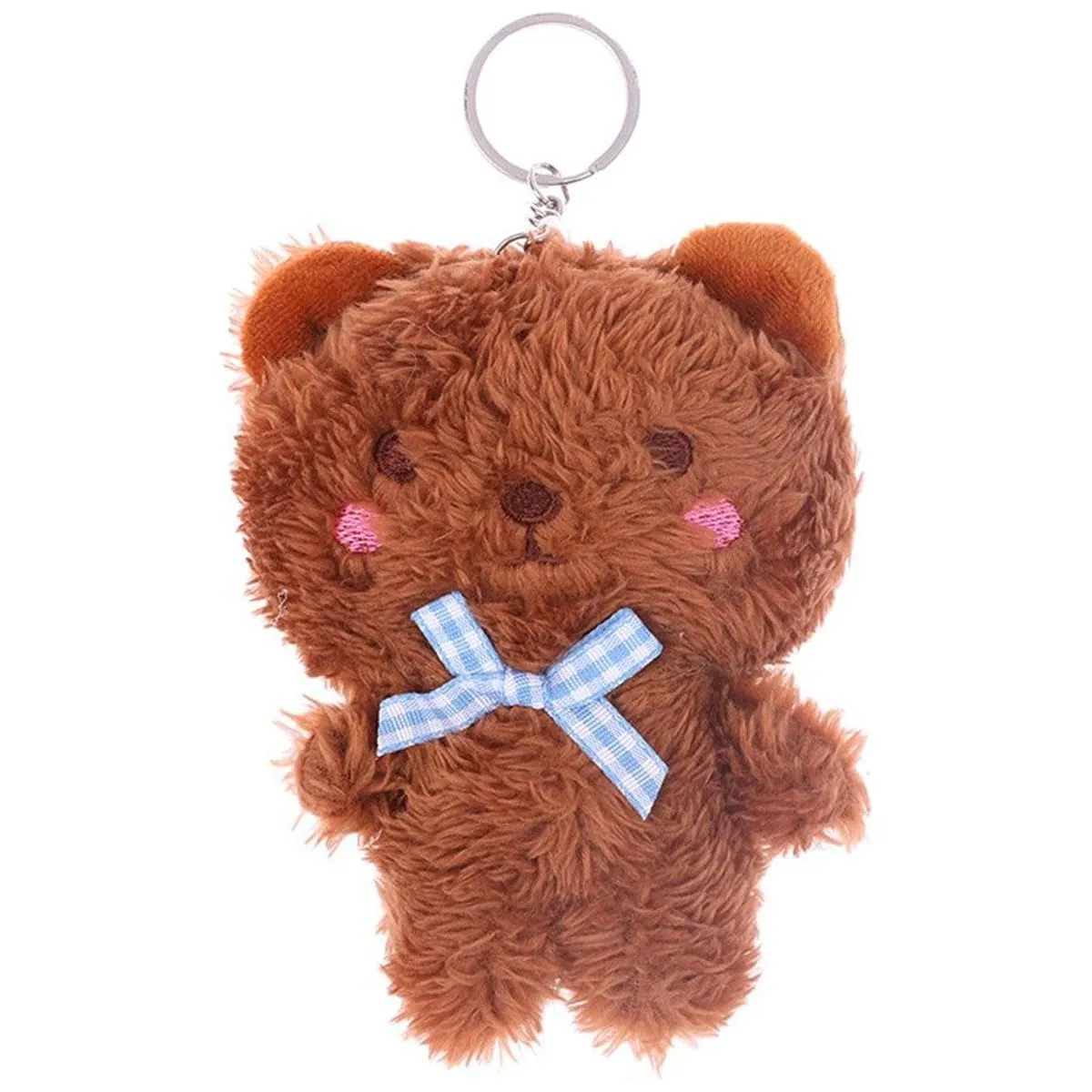 Animal Fuzzy Teddy Faux Fur Key Chain