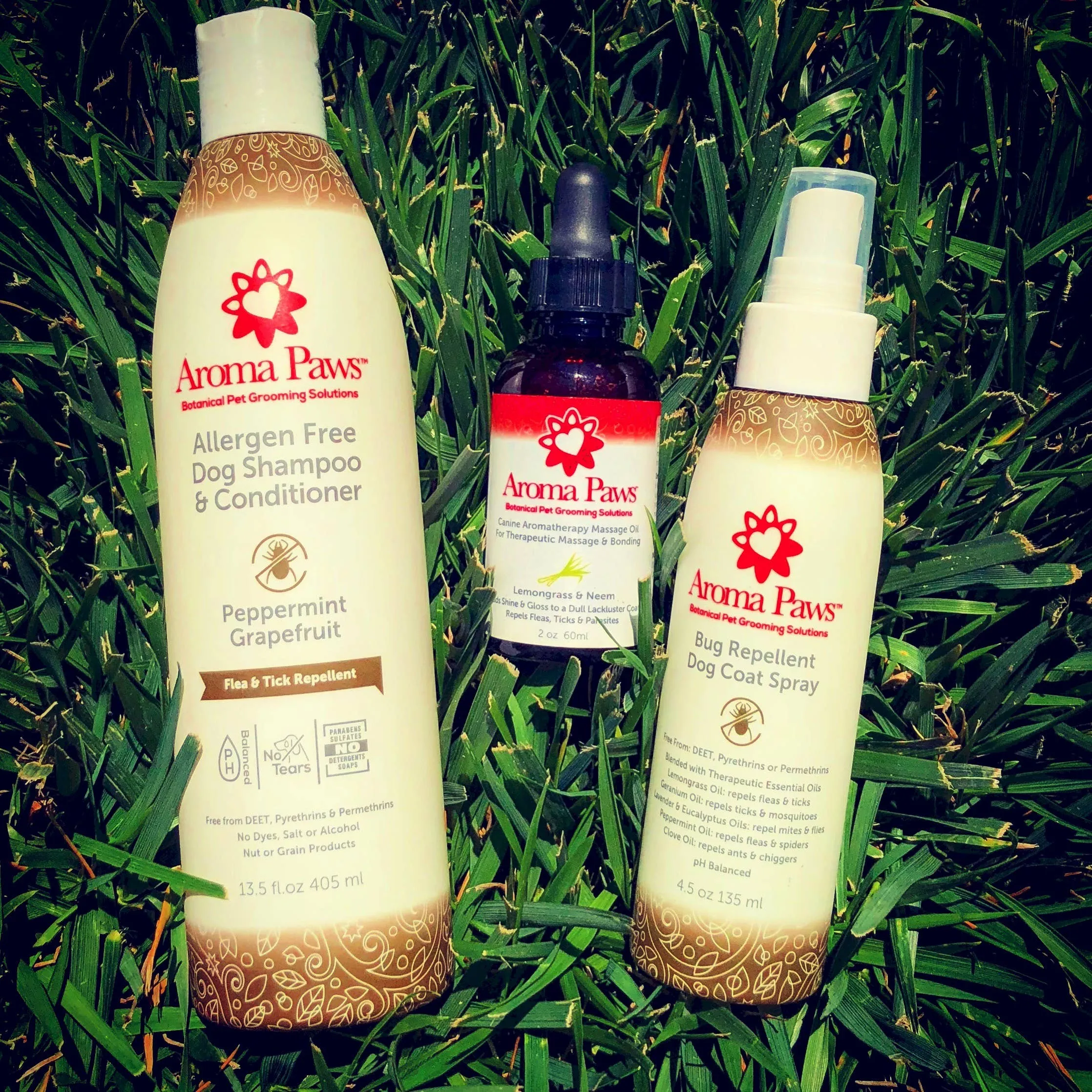 Aroma Paws - 4.5 Oz Repellent and Dog Coat Spray Collection