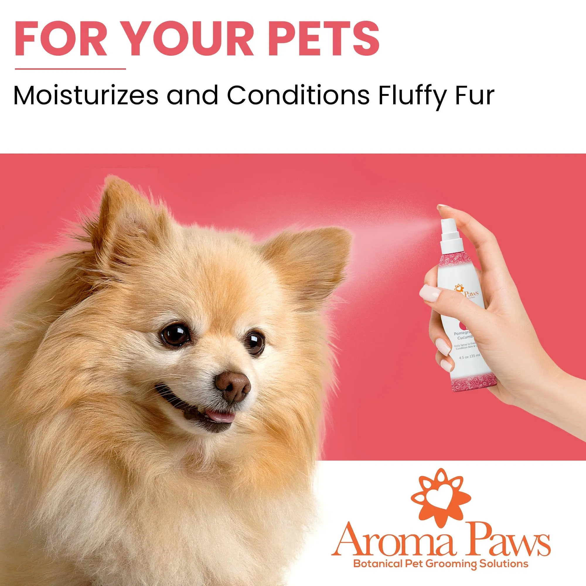 Aroma Paws - 4.5 Oz Repellent and Dog Coat Spray Collection