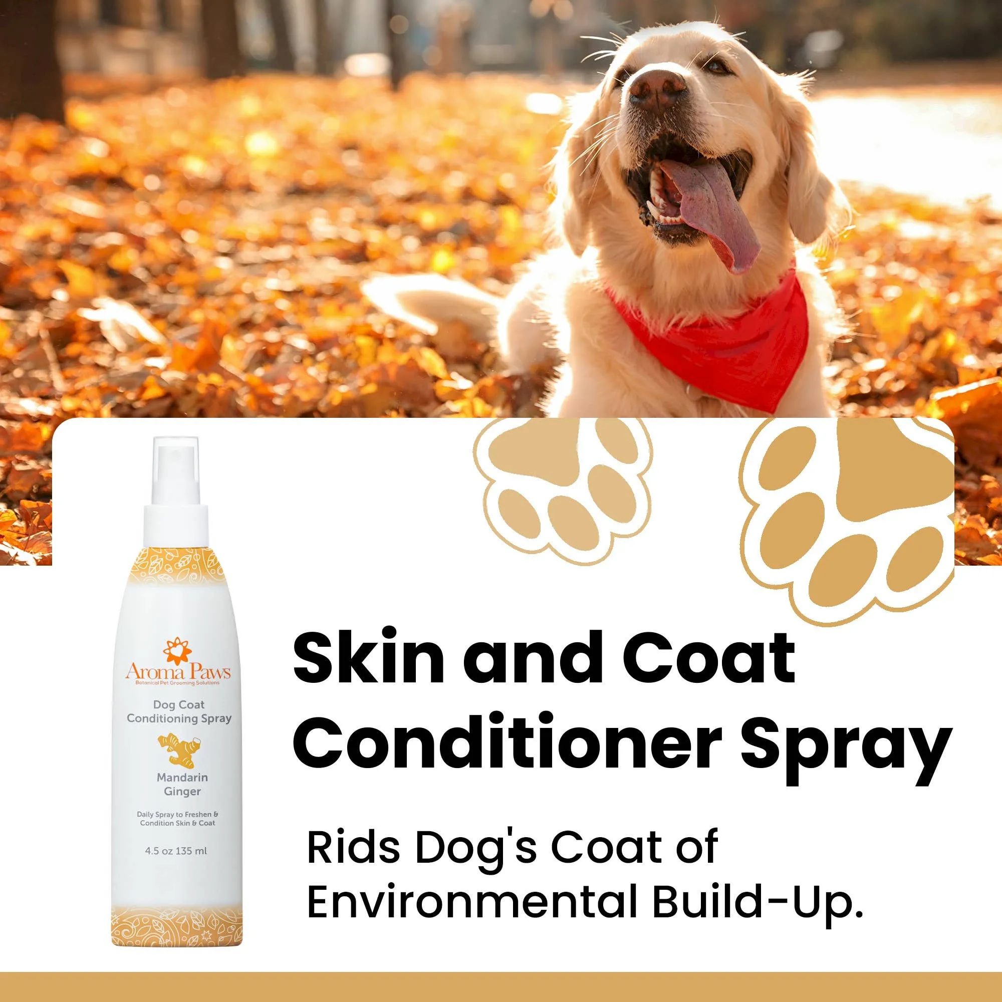 Aroma Paws - 4.5 Oz Repellent and Dog Coat Spray Collection