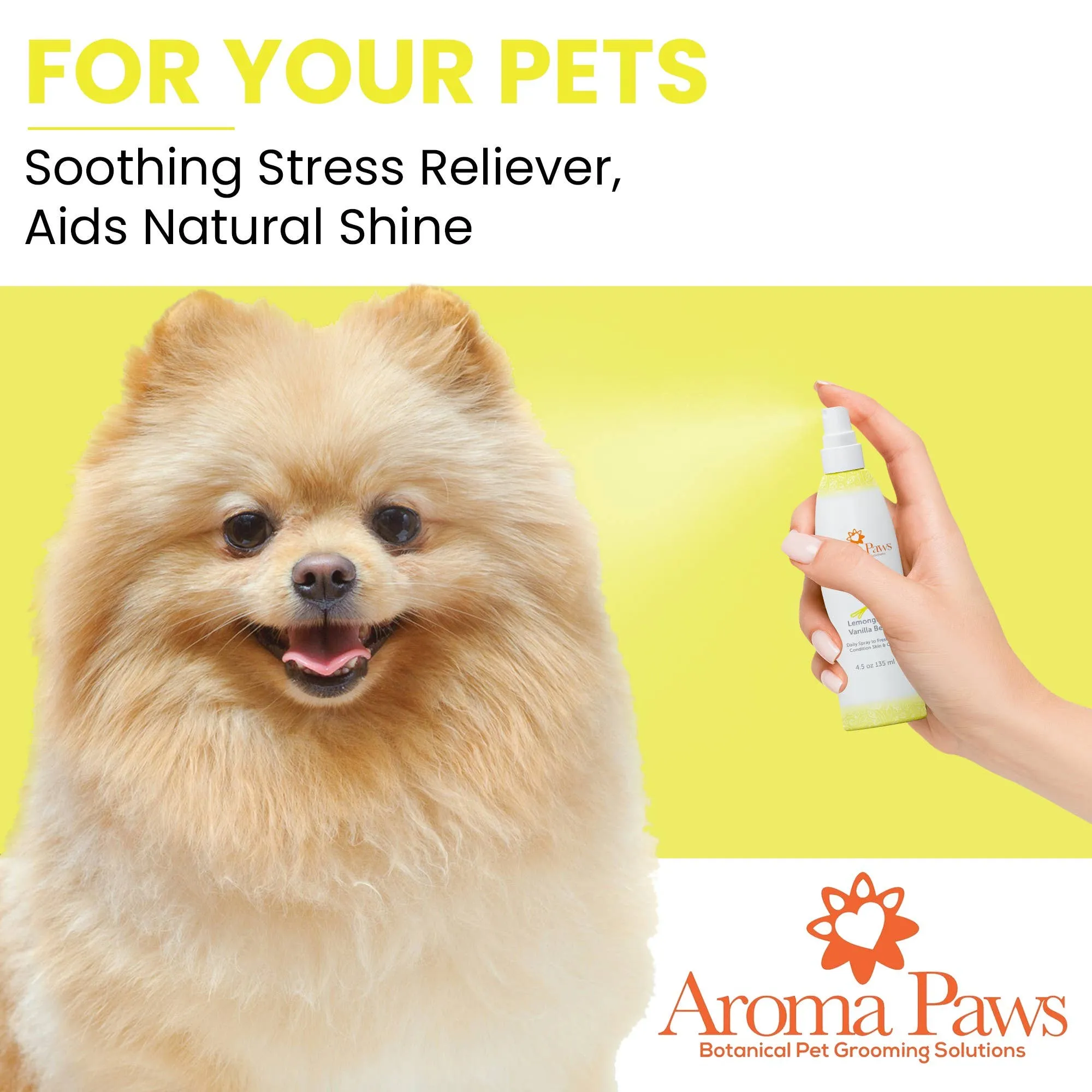 Aroma Paws - 4.5 Oz Repellent and Dog Coat Spray Collection