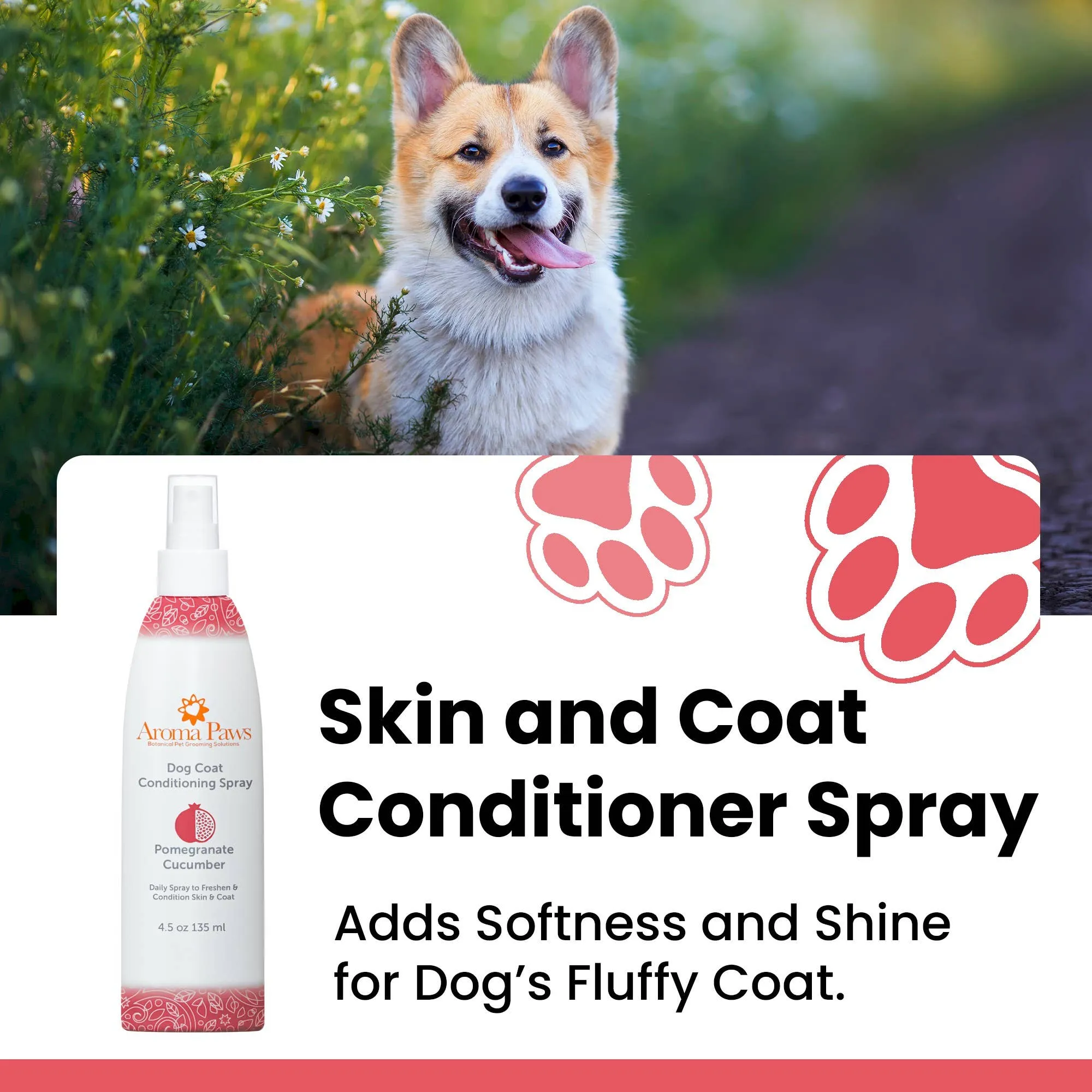 Aroma Paws - 4.5 Oz Repellent and Dog Coat Spray Collection
