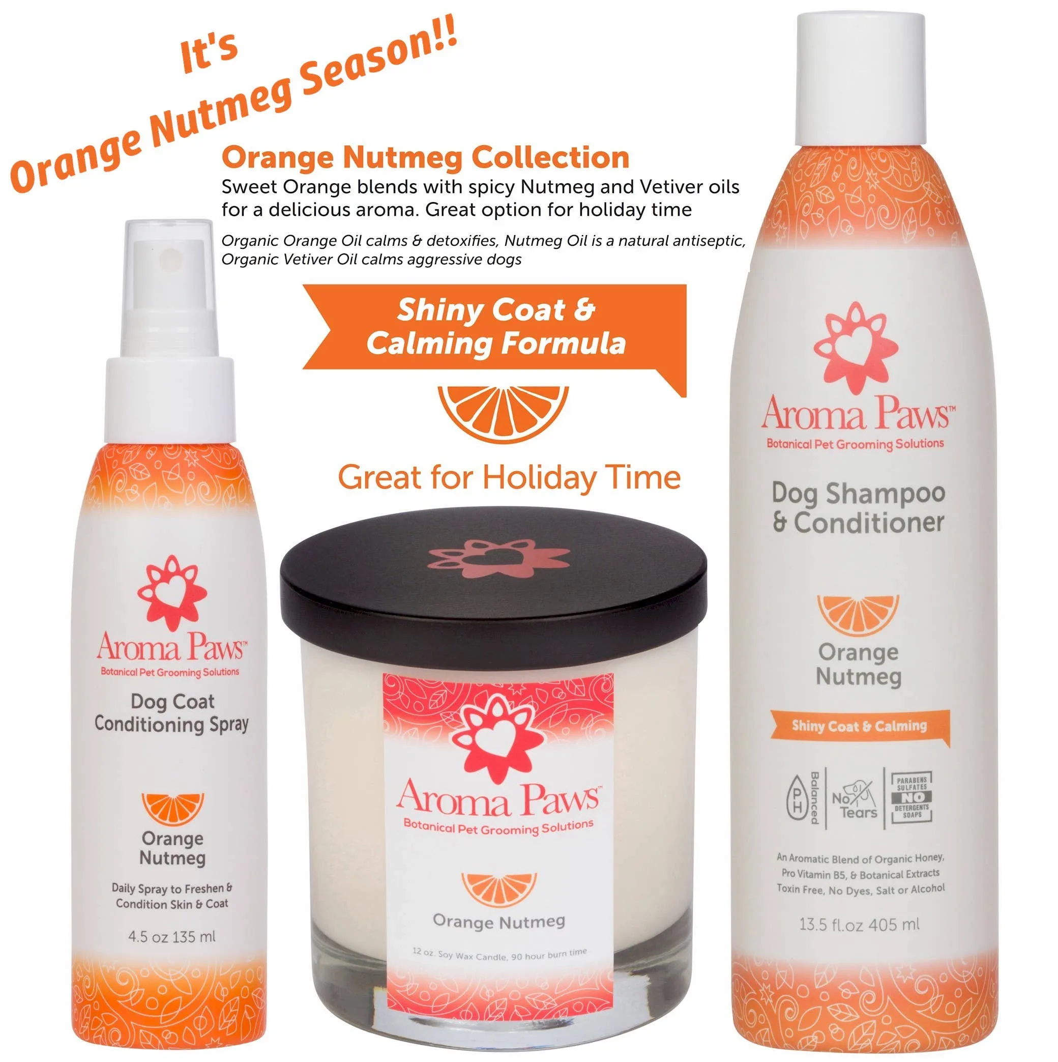 Aroma Paws - 4.5 Oz Repellent and Dog Coat Spray Collection