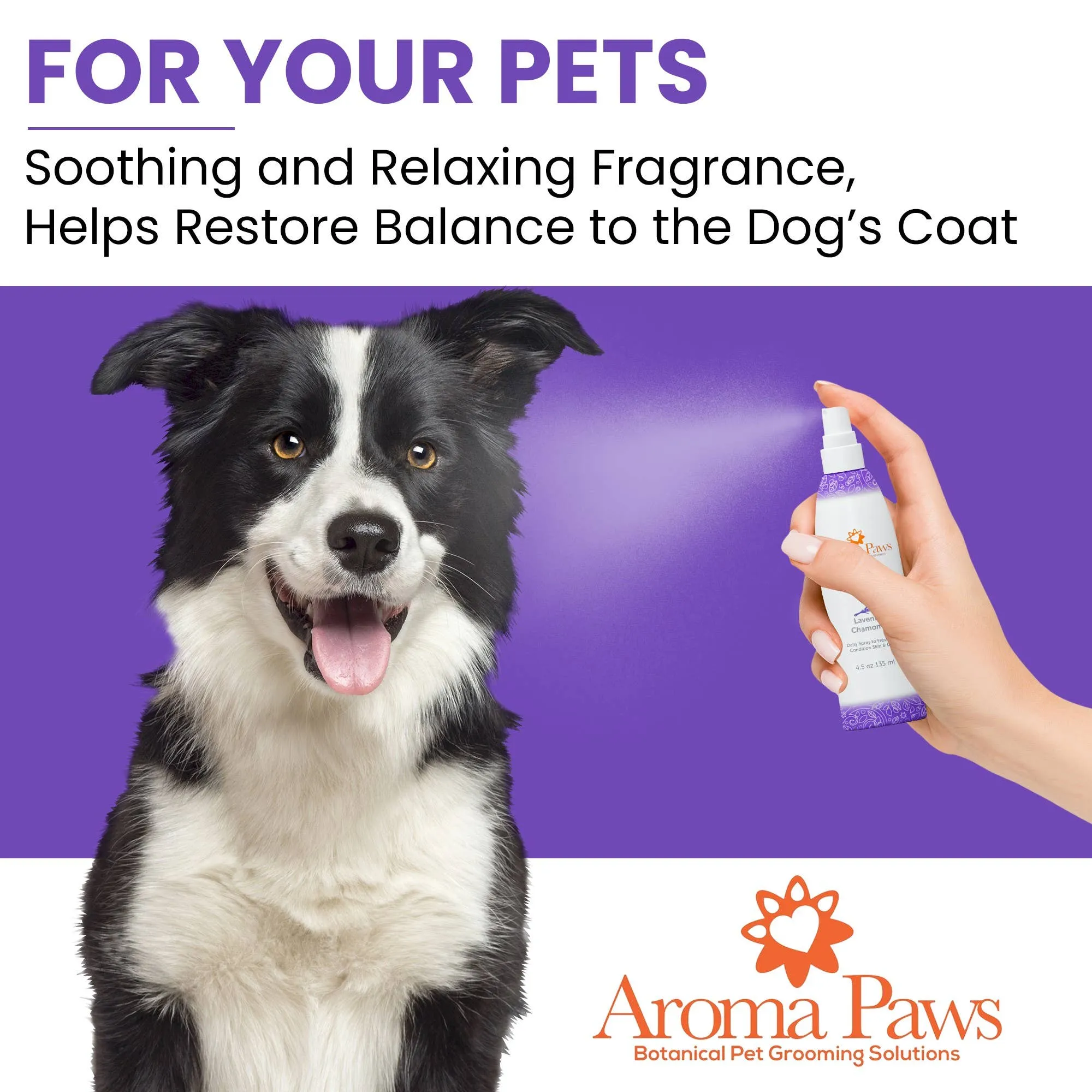 Aroma Paws - 4.5 Oz Repellent and Dog Coat Spray Collection