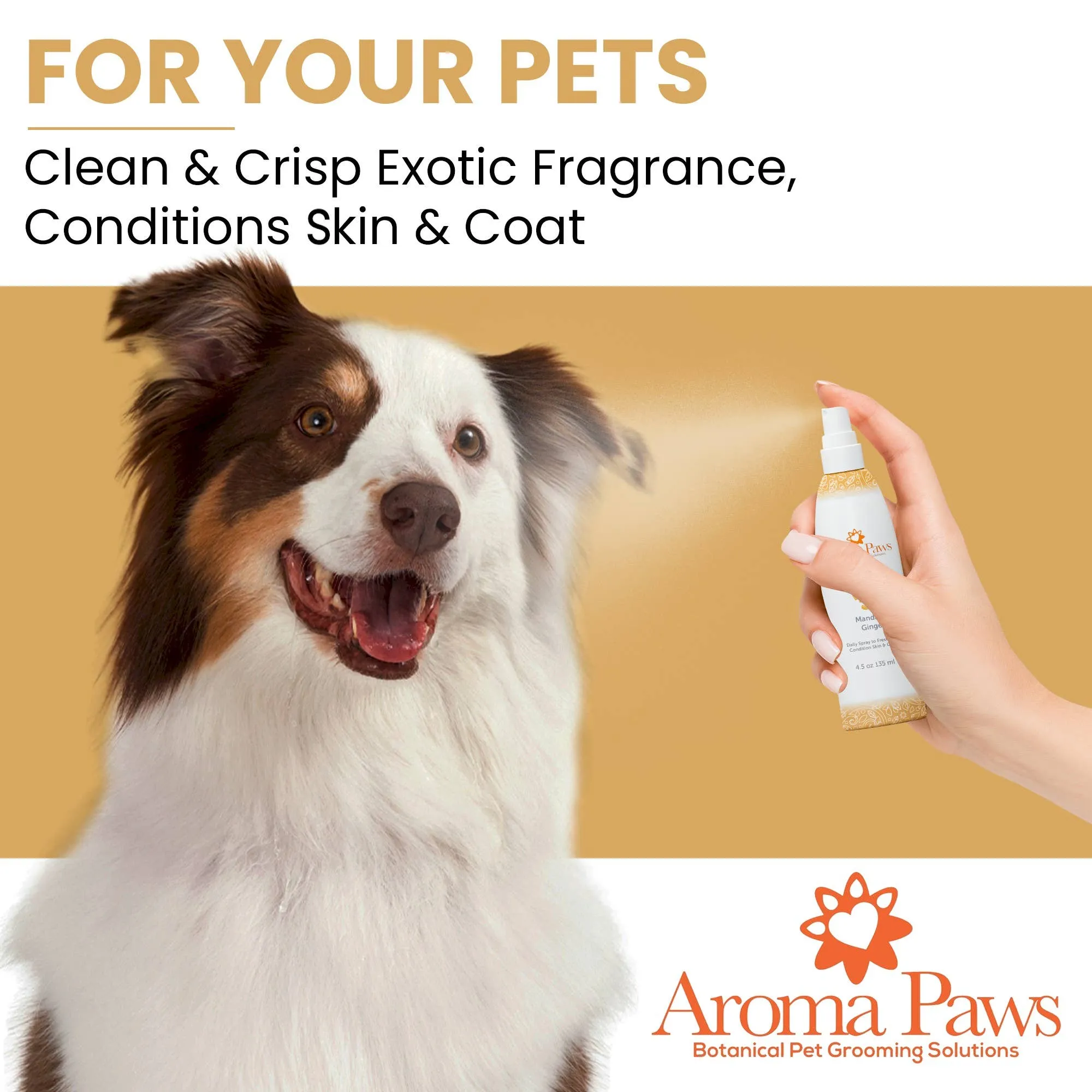 Aroma Paws - 4.5 Oz Repellent and Dog Coat Spray Collection