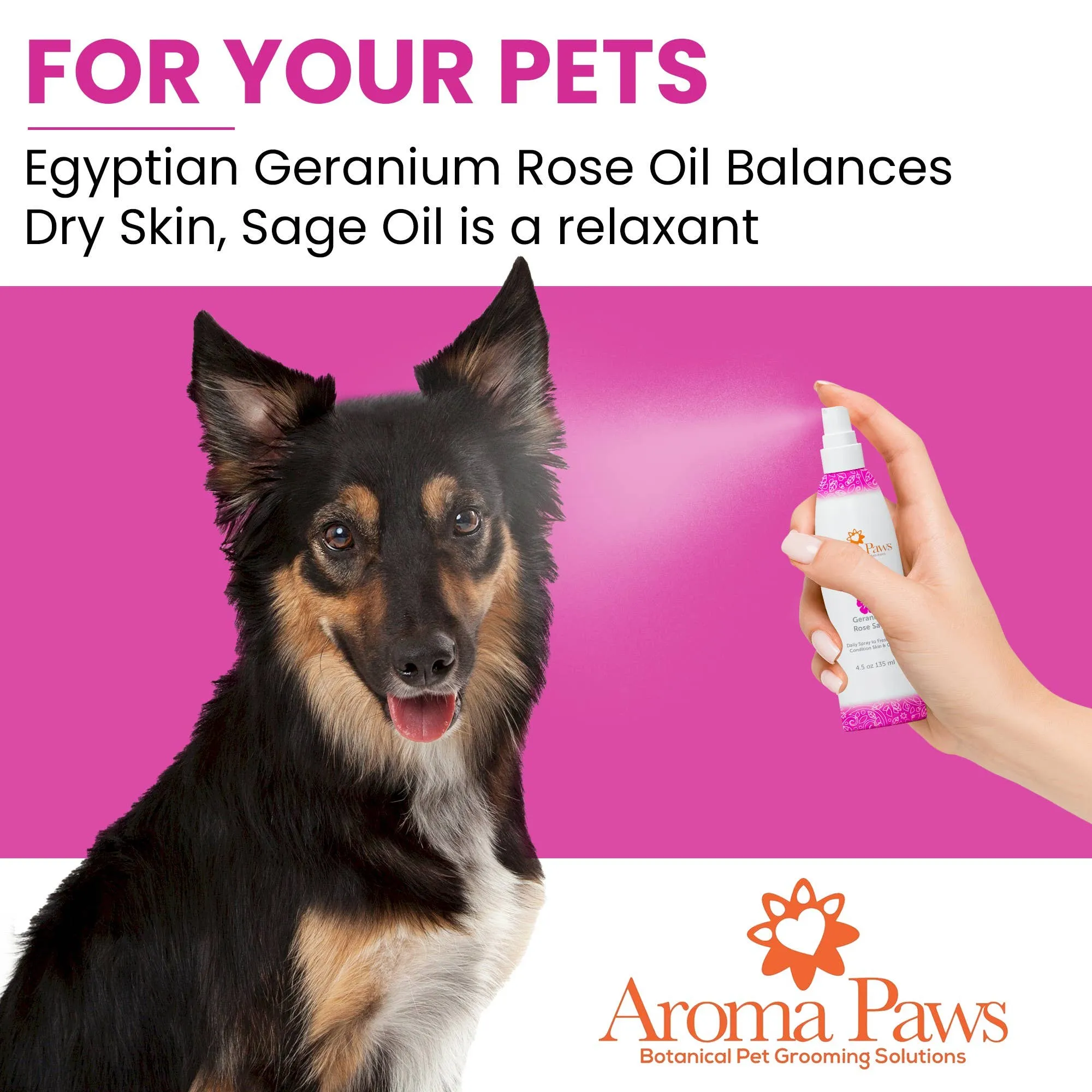 Aroma Paws - 4.5 Oz Repellent and Dog Coat Spray Collection