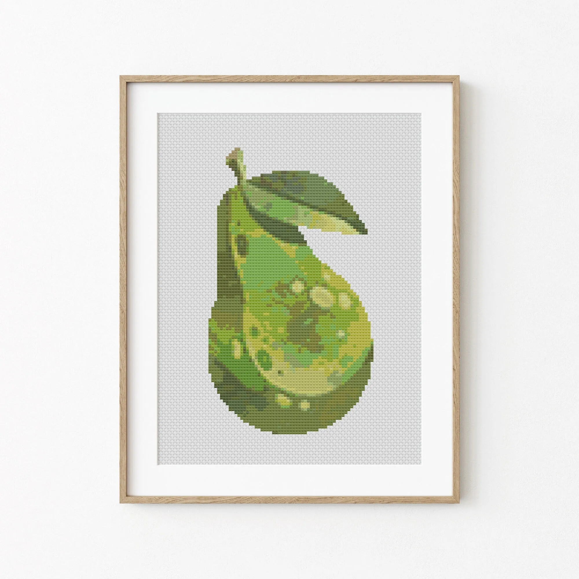 Avocado Cross Stitch Pattern #1875