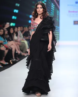 Banjara Ruffle Sari