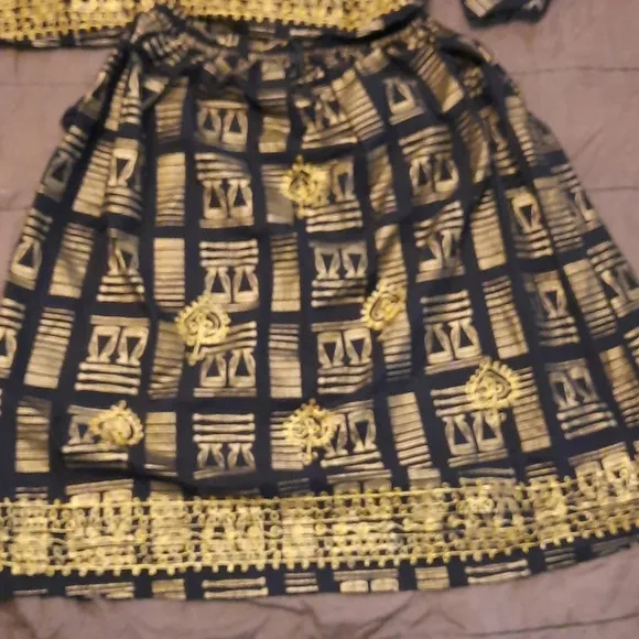 Beautiful African print skirt set