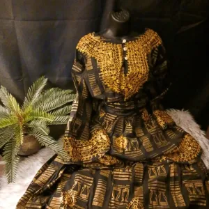 Beautiful African print skirt set