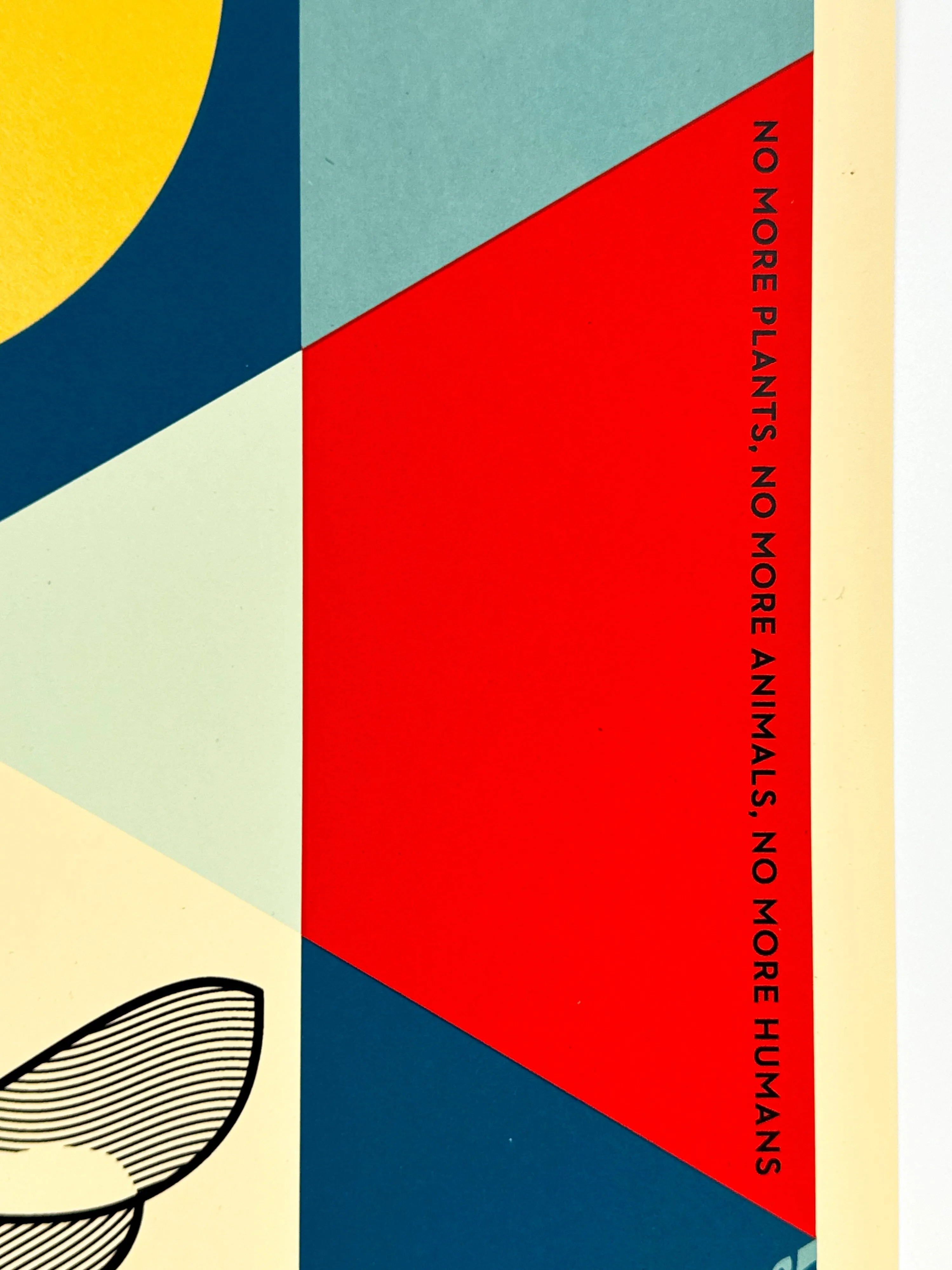 Bee Geometric (Red)