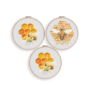 Bee Set Cross Stitch Patterns