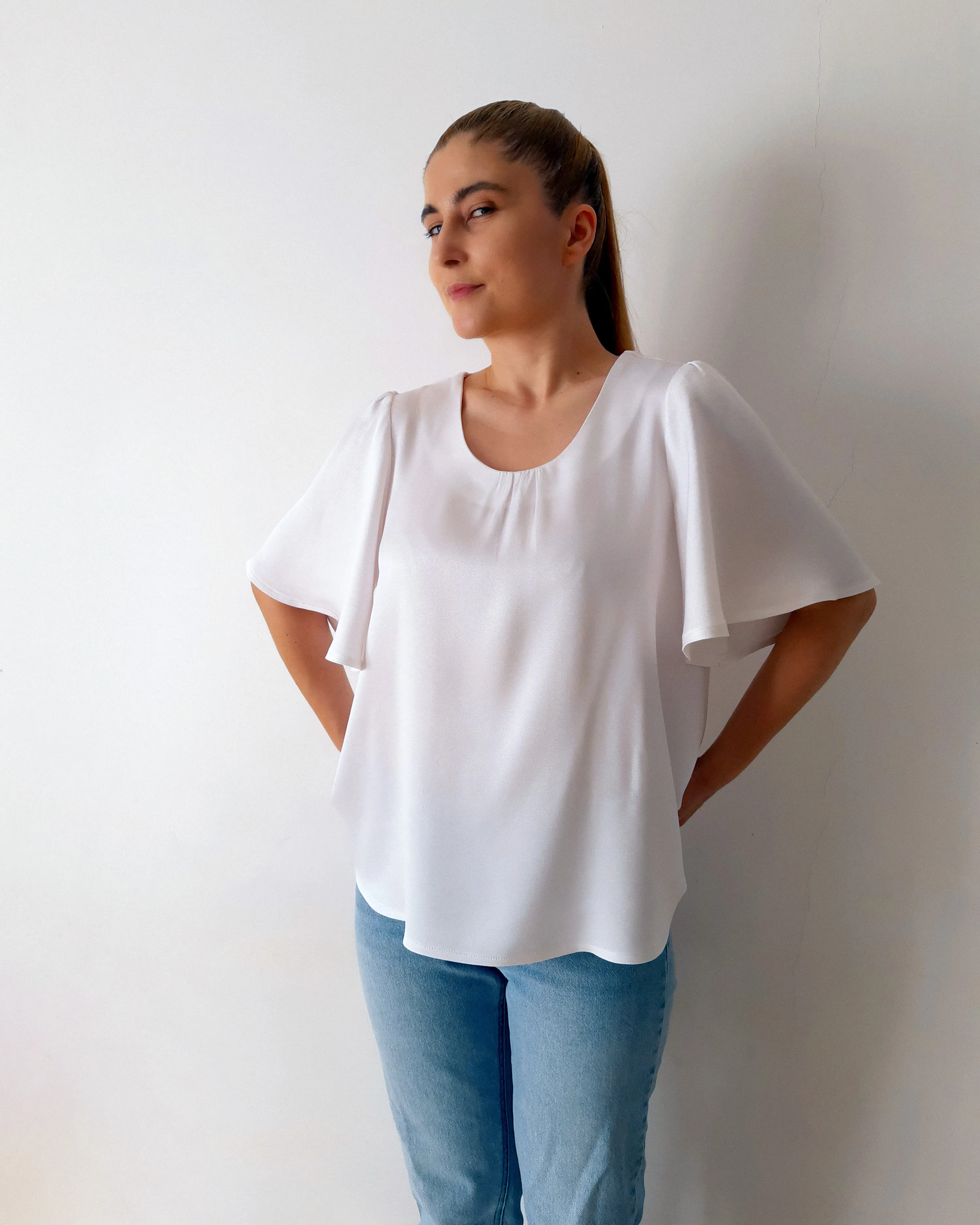 Bell Sleeve Blouse Sewing Pattern N.97