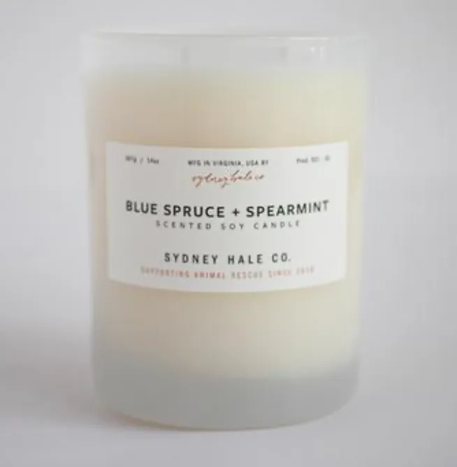 Blue Spruce & Spearmint Candle