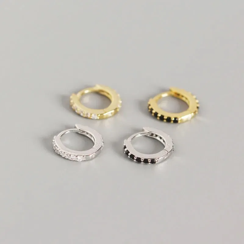 Boho & Mala Small 18k Gold Plated Hoop Huggie Earrings