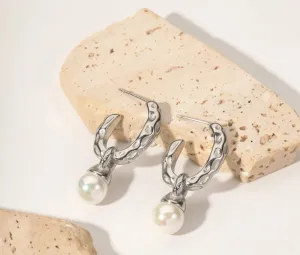 Boho & Mala Stainless Steel Hoop Earrings